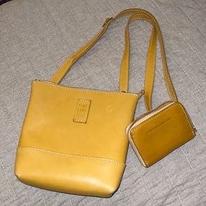 Portland leather purse and matching wallet selling together. Make me an offer